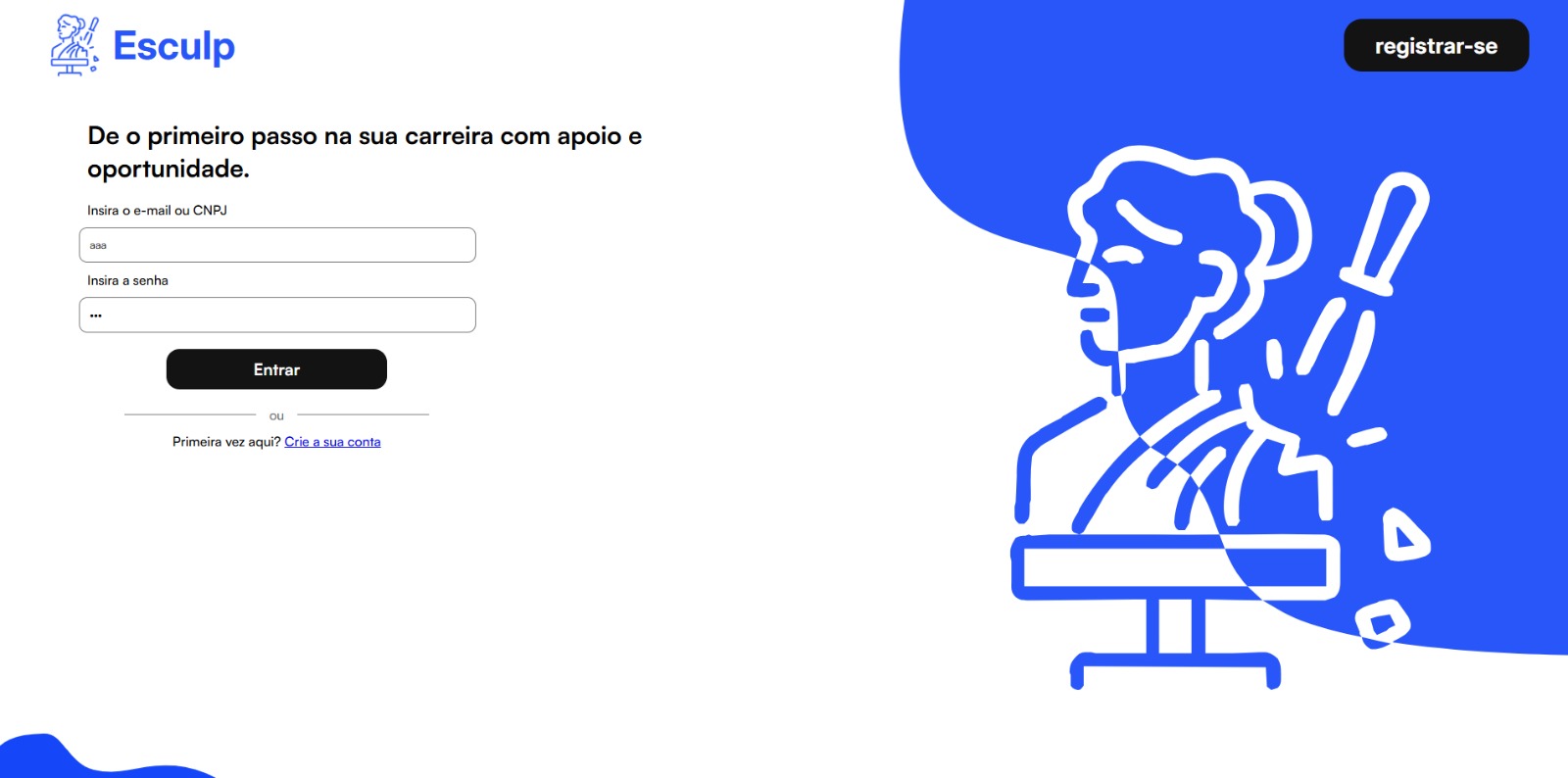 Preview do projeto Esculp